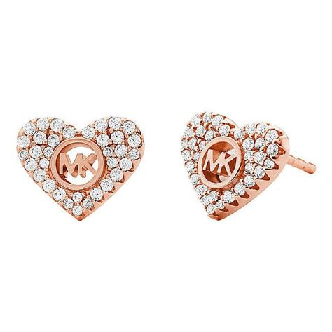 who sells michael kors earrings|Michael Kors silver heart earrings.